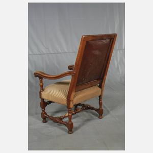 Paar barocke Armlehnsessel