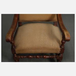 Paar barocke Armlehnsessel