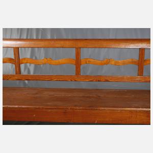 Bäuerliche Sitzbank