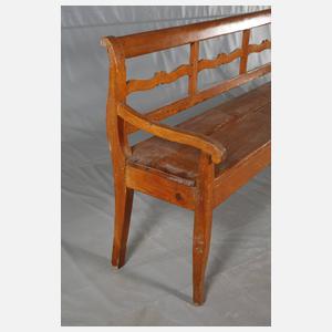 Bäuerliche Sitzbank