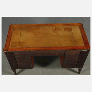 Schreibtisch mit Vitrinenaufsatz Louis Seize