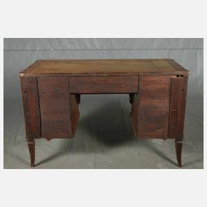 Schreibtisch mit Vitrinenaufsatz Louis Seize