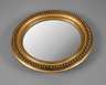 Ovaler Wandspiegel