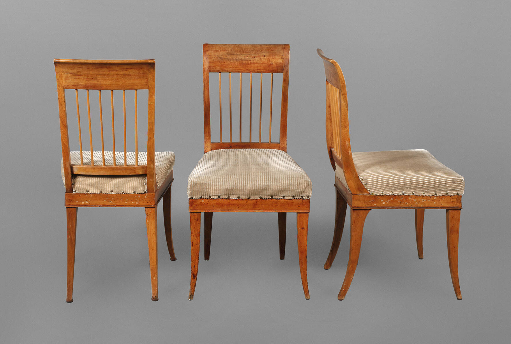 Drei Stühle Biedermeier