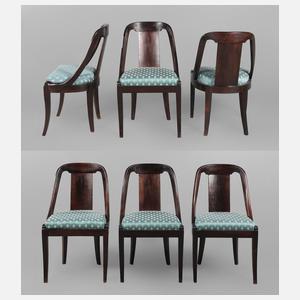Sechs Stühle Biedermeier