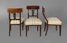 Drei Stühle Biedermeier