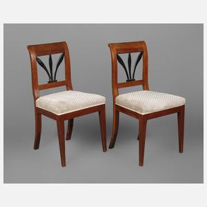 Paar Stühle Biedermeier