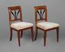 Paar Stühle Biedermeier