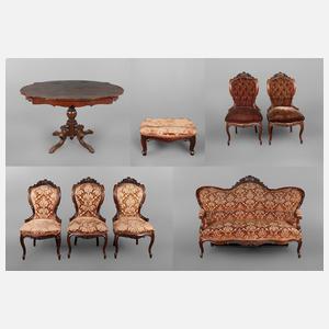 Sitzgruppe Louis Philippe
