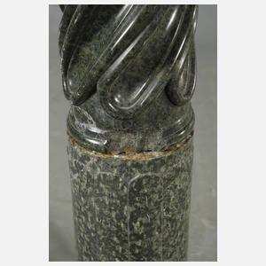 Säule Granatserpentin