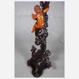 Paar prächtige Postamente Historismus