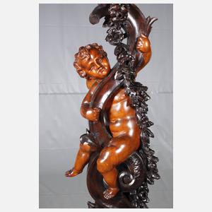 Paar prächtige Postamente Historismus