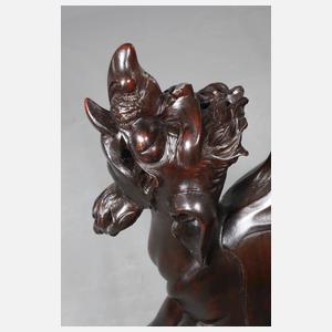 Paar prächtige Postamente Historismus