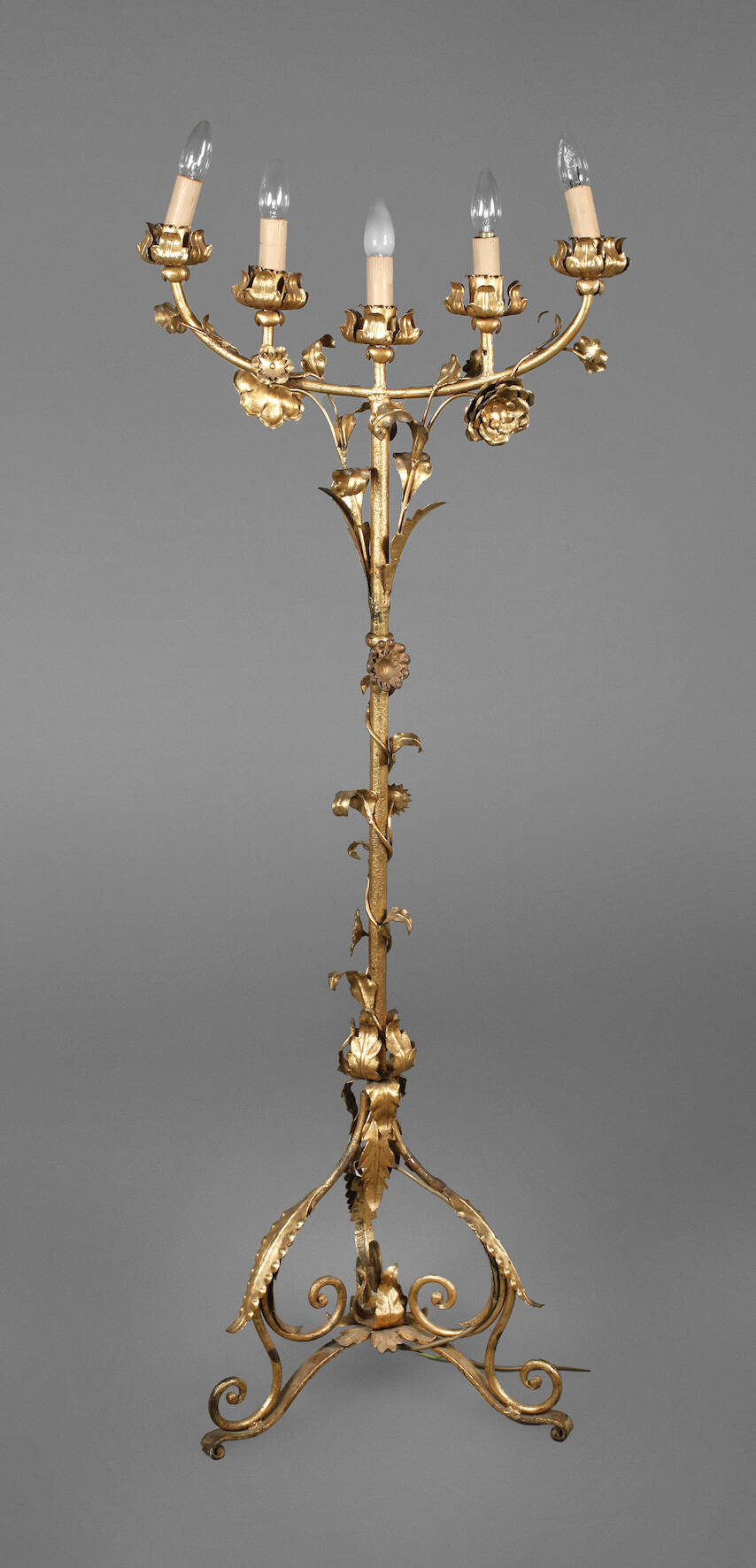 Stehlampe Schmiedeeisen