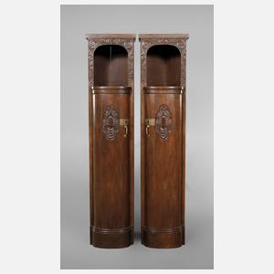 Paar Pfeilerschränke Jugendstil