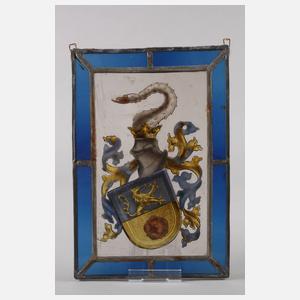 Zwei Bleiglasfenster