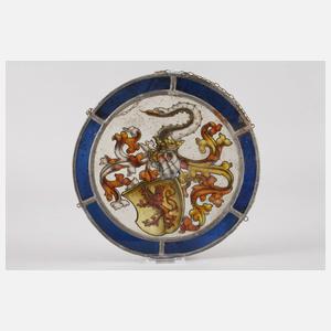 Zwei Bleiglasfenster