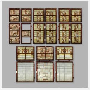 Große Bleiverglasung “Der Kreislauf des Weines”