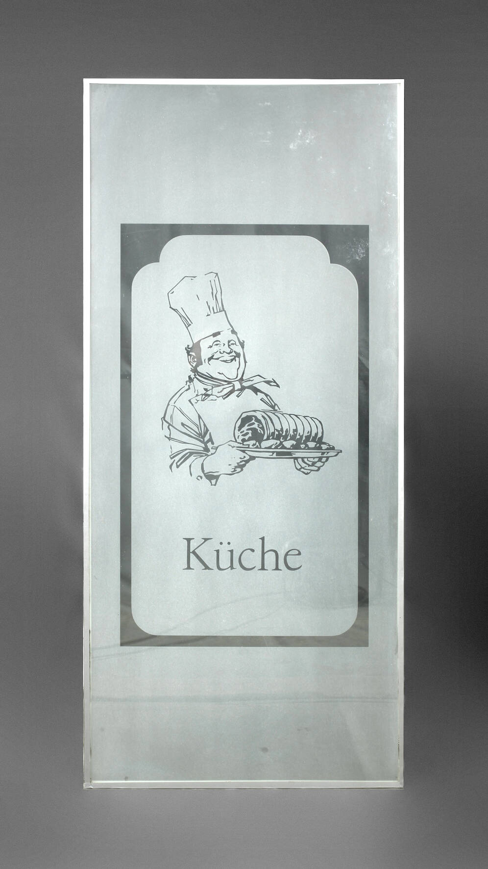 Ätzglasscheibe Küche