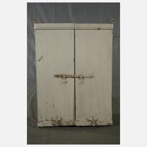 Drei Paar Fensterläden Barock