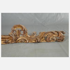 Paar barocke Schnitzereien