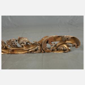 Paar barocke Schnitzereien