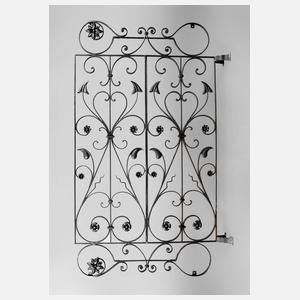 Paar Fenstergitter Jugendstil