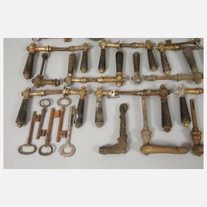 Konvolut Schlösser und Klinken