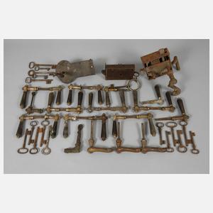 Konvolut Schlösser und Klinken