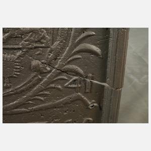 Große Ofenplatte Gusseisen