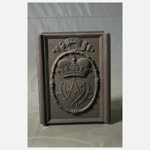 Zwei barocke Ofenplatten