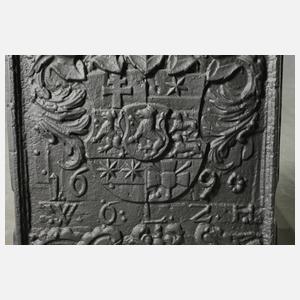 Ofenplatte Gusseisen