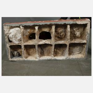 Paar Gartenfiguren liegende Sphinxen