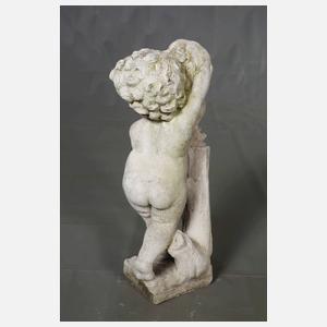 Gartenfigur Putto