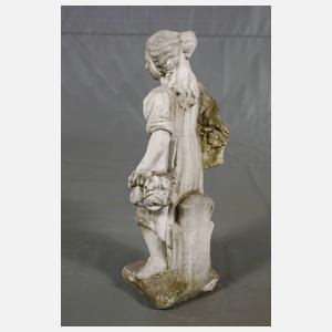 Gartenfigur Blumenmädchen