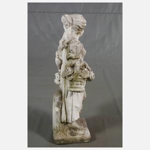 Gartenfigur Blumenmädchen