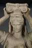 Gartenfigur als Karyatide