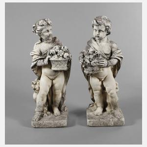 Paar Gartenfiguren