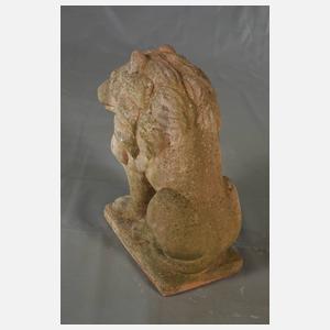 Gartenfigur Löwe