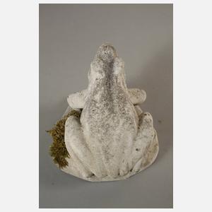 Frosch als Wasserspeier