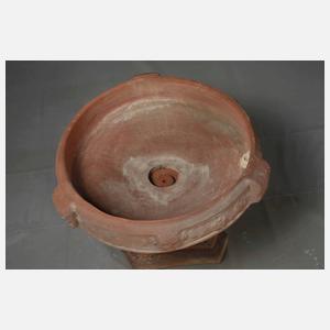 Paar Pflanzschalen Terrakotta