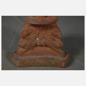 Paar Pflanzschalen Terrakotta