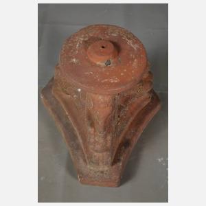 Paar Pflanzschalen Terrakotta