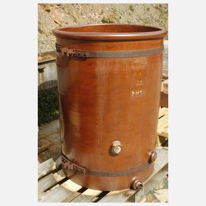 Großes Pflanzgefäß aus Industriesteinzeug