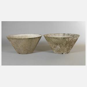 Zwei Pflanzgefäße Willy Guhl