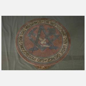 Gartentisch der Dachdeckerzunft