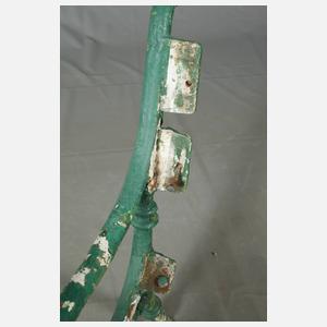 Paar Konsolen einer Gartenbank