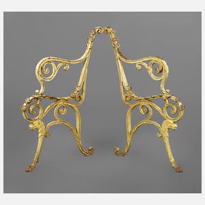 Gestell einer Gartenbank