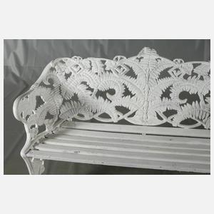 Gartenbank Jugendstil