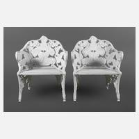 Paar Jugendstil-Gartensessel111